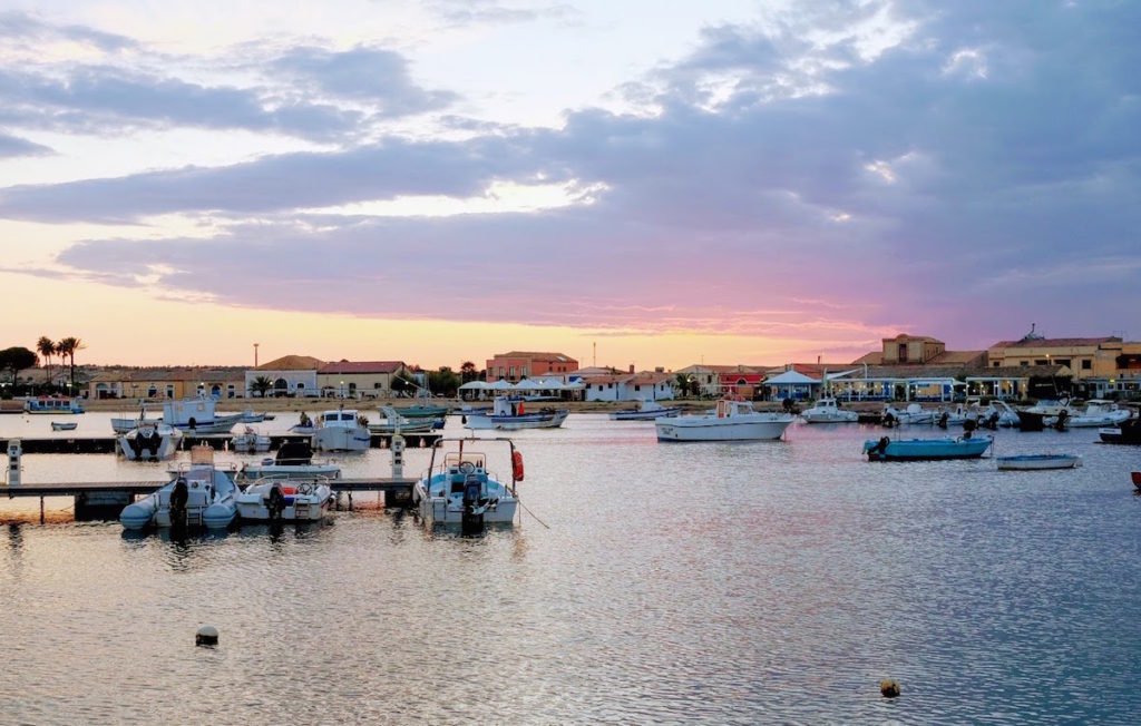 Sunset in Marzamemi