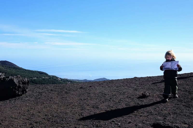 Mount Etna Volcano route navigation
